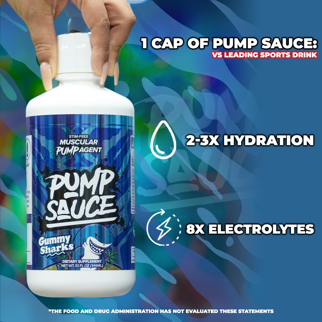 Pump Sauce | Liquid Glycerol | Stim-Free Pre-Workout