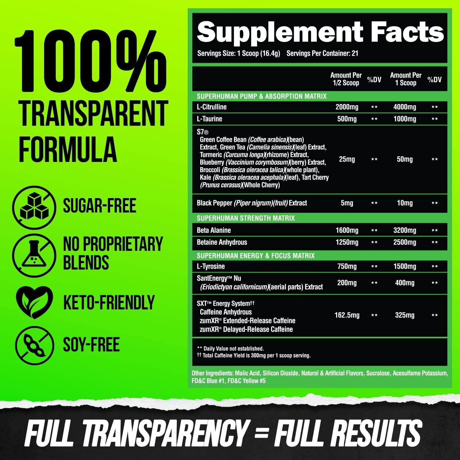 Alpha Lion | SuperHuman Pre Workout