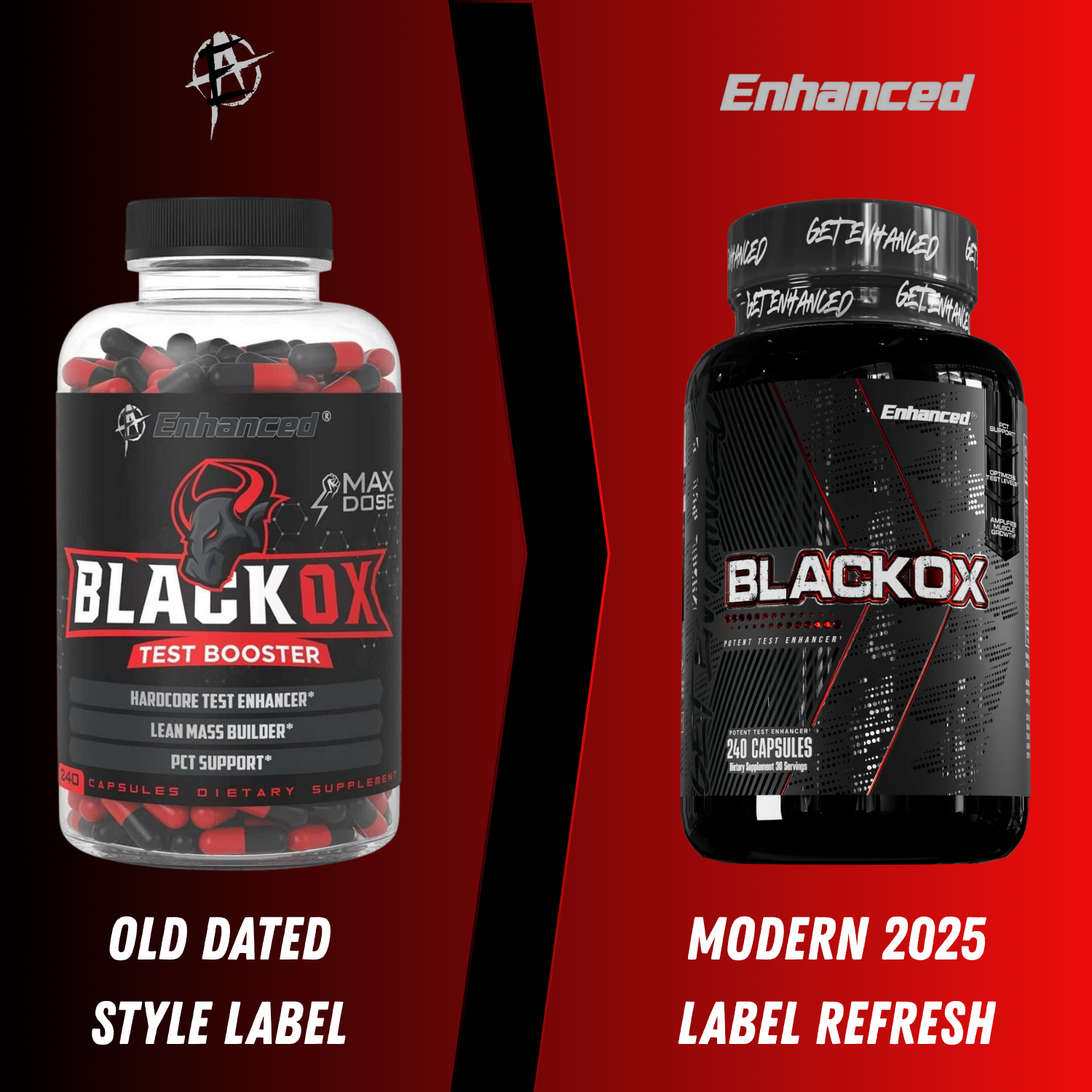 Enhanced | Black Ox | Test Enhancer | 240 capsule