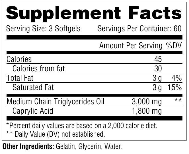 Metabolic Nutrition | MCT 3000