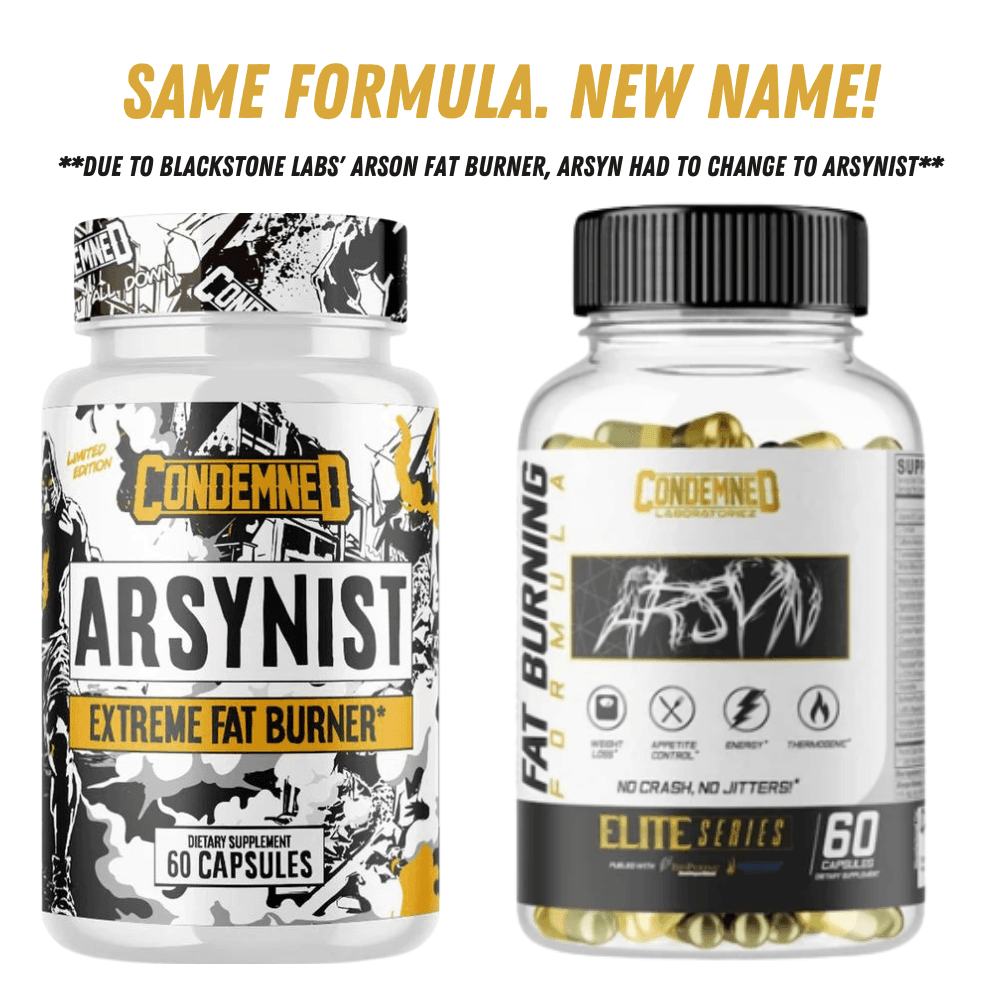 Condemned | Arsynist | Extreme Fat Burner | 60ct.