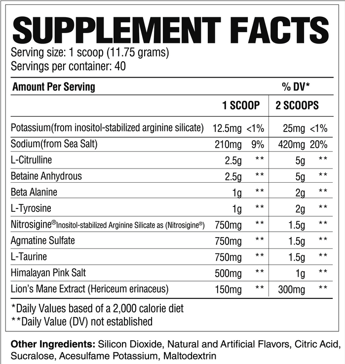 Raw Nutrition | Pump | Stim Free Pre