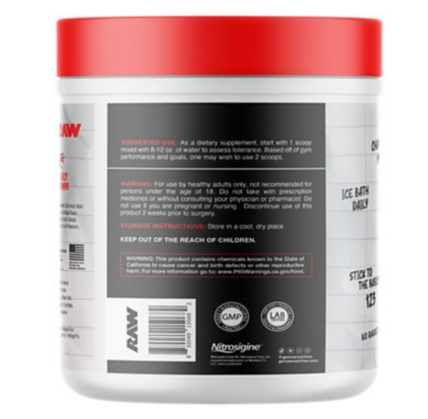 Raw | Christopher's Juicy Pumps | Bum Non-Stim Pre-Workout