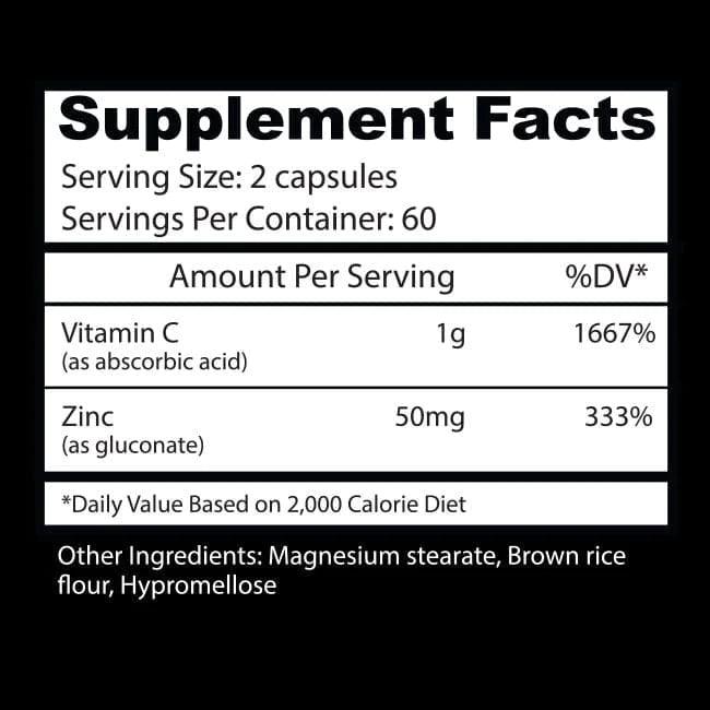 Insane Labz | Vitamin C + Zinc