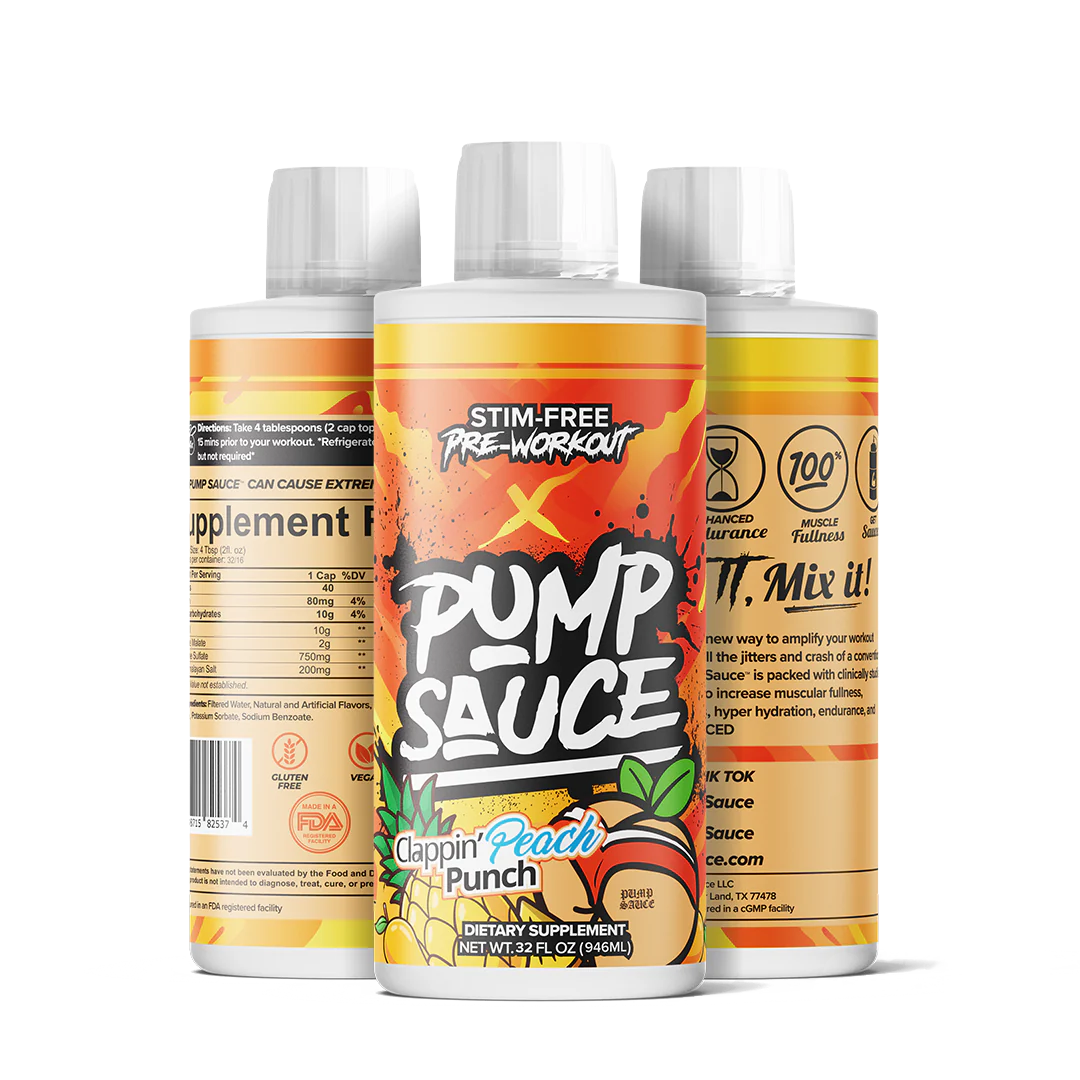 Pump Sauce | Liquid Glycerol | Stim-Free Pre-Workout