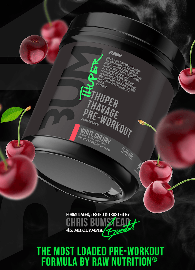 Raw Nutrition x Cbum | Thuper Thavage |  Pre Workout