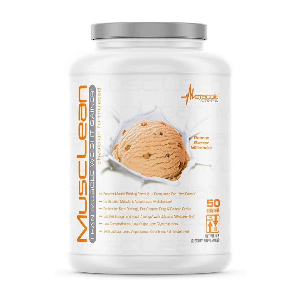 Metabolic Nutrition | MuscLEAN | Lean Muscle Gainer Protein