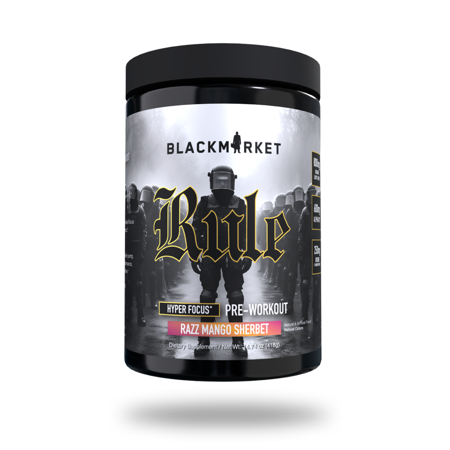 Blackmarket | Rule | Hyper Focus Pre Workout