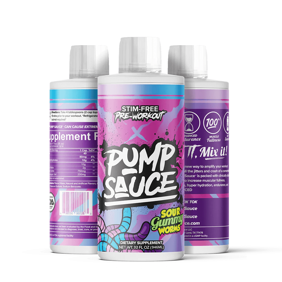 Pump Sauce | Liquid Glycerol | Stim-Free Pre-Workout