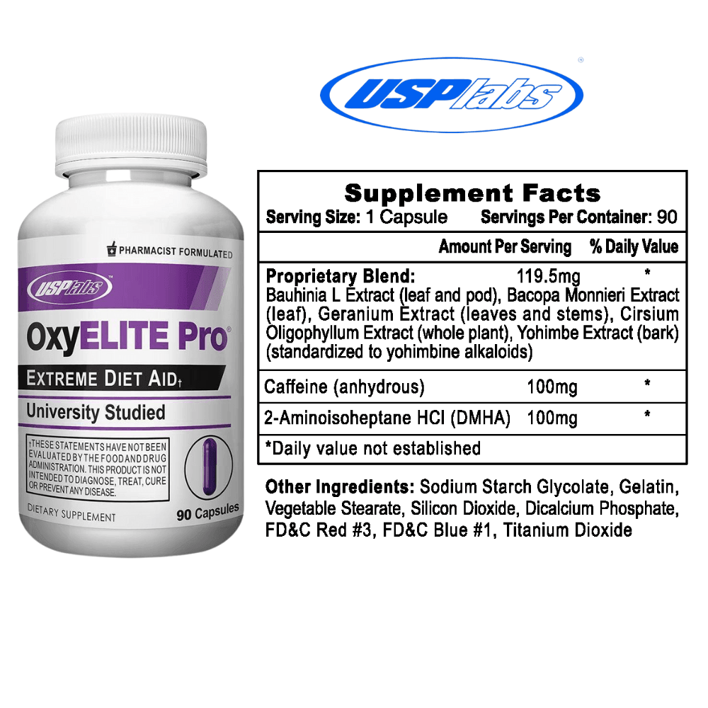 USPLabs | OxyElite Pro | Fat Burner | 90 Caps