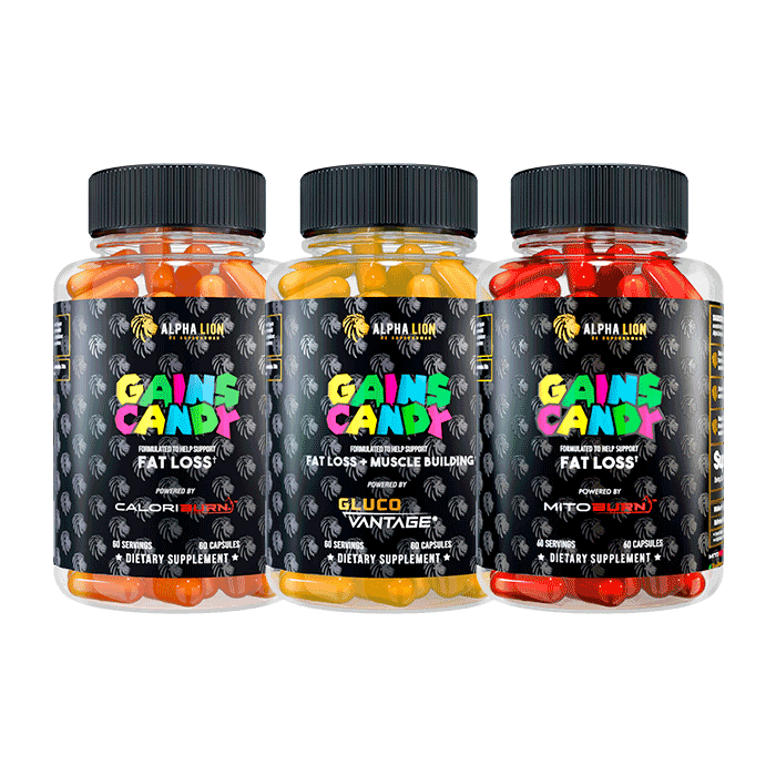 Alpha Lion | Gains Candy | Damage Control Fat Loss Stack