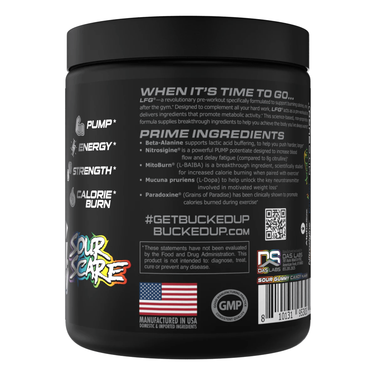 Bucked Up | LFG Fat Burning Preworkout | Halloween Series