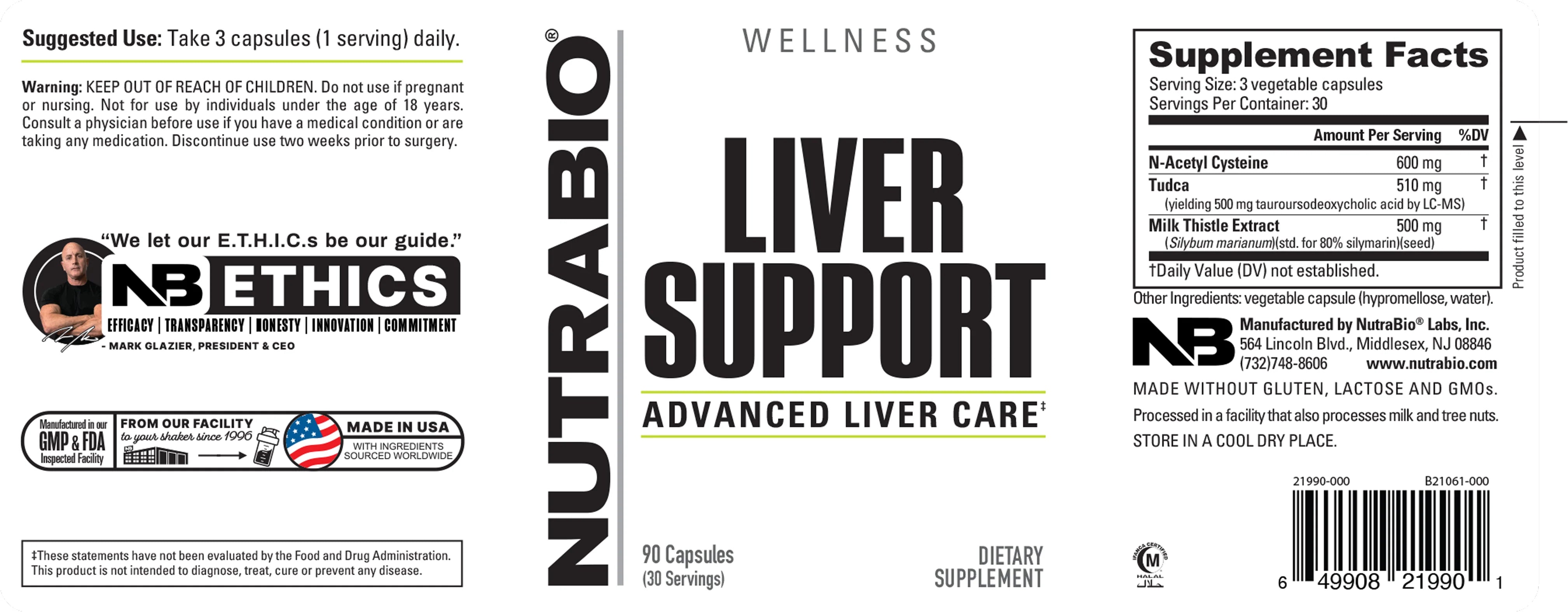 NutraBio | Liver Support