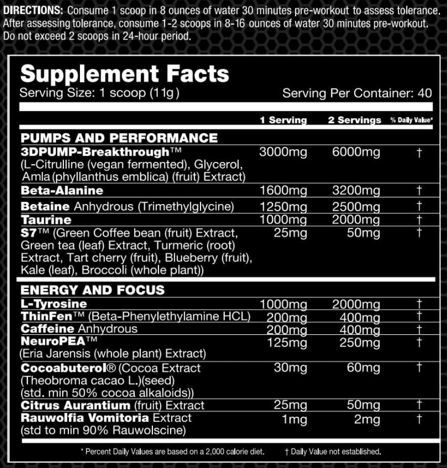 Performax | HyperMax-3D | Pre Workout