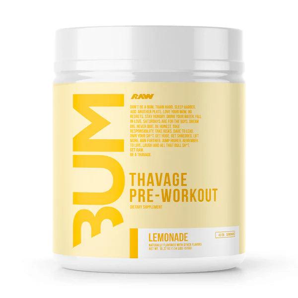 Raw Nutrition X CBUM | Bum Thavage | Pre-Workout | 40 Serving