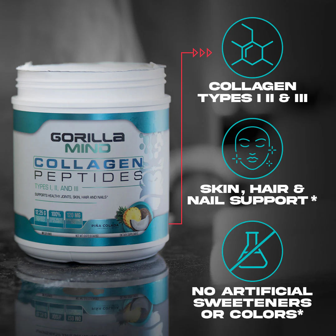 Gorilla Mind | Collagen Peptides | 30 Serving