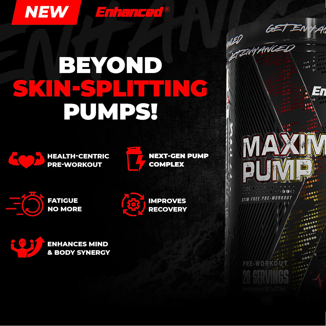 Enhanced | Maximus Pump | Stim-Free Pre-Workout