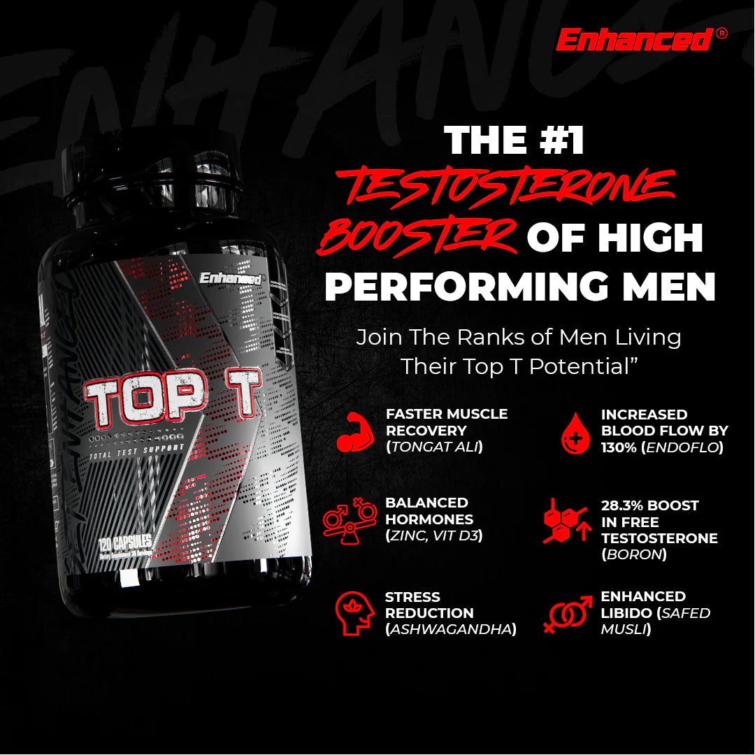 Enhanced | Top T | 120 Capsules