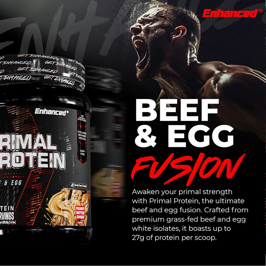 Enhanced | Primal Protein | Beef + Egg Protein
