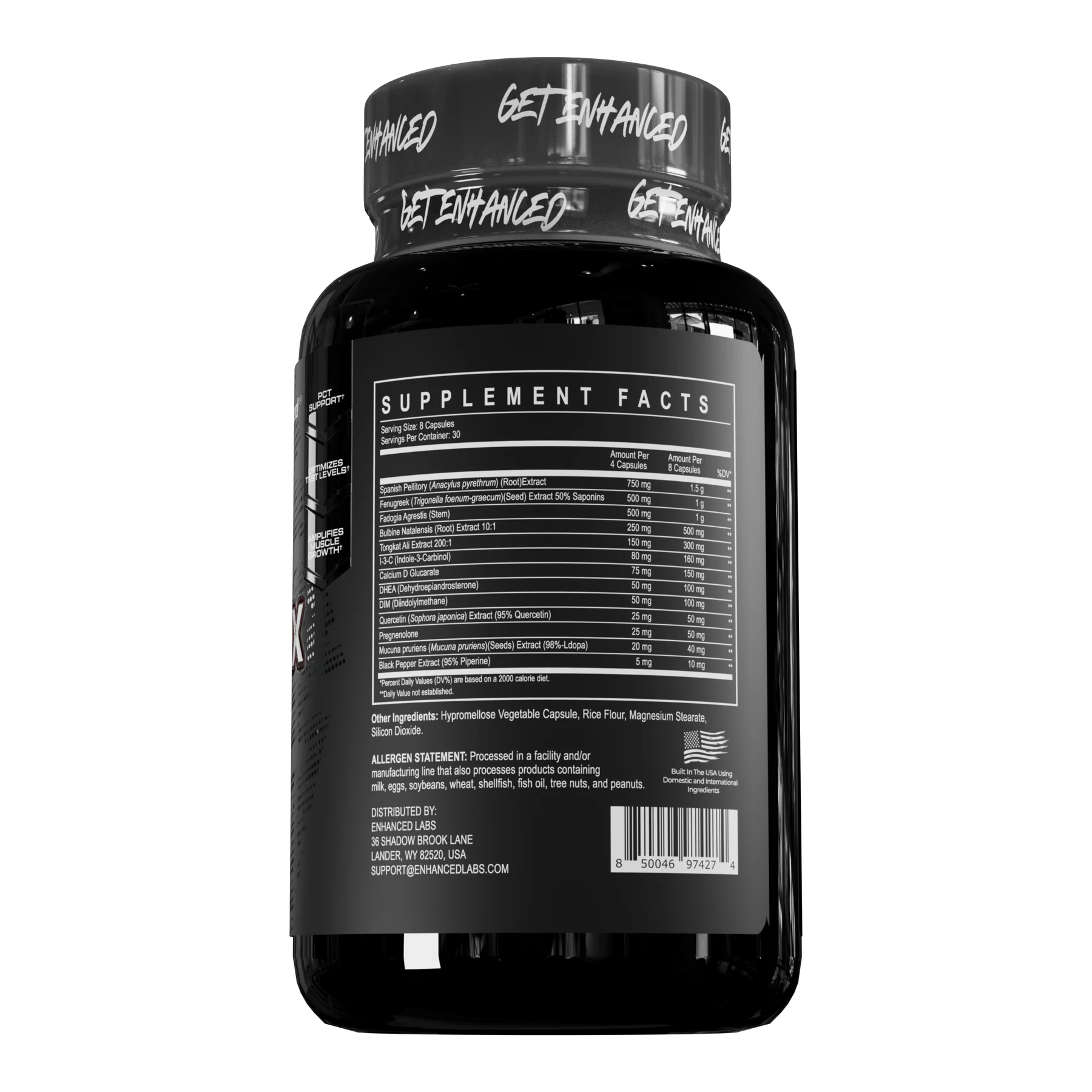 Enhanced | Black Ox | Test Enhancer | 240 capsule