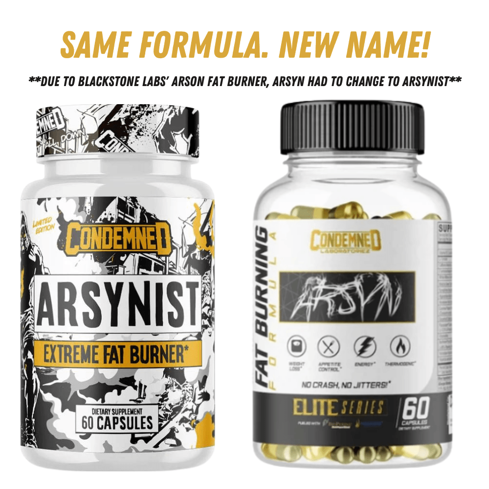 Condemned |  Arsynist | Extreme Fat Burner | 60ct.