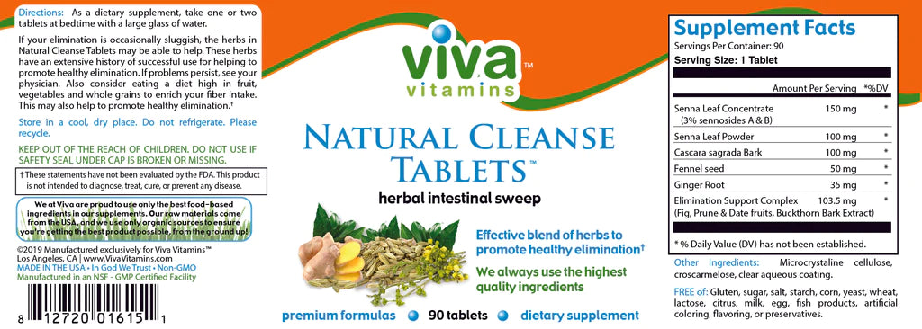 Viva | Natural Cleanse Tablets