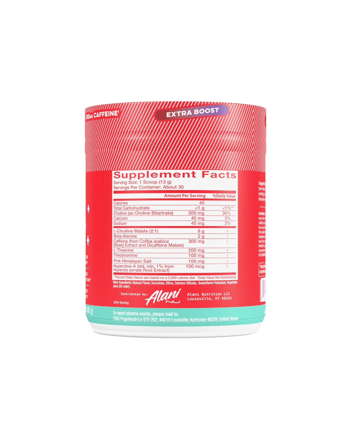 Alani Nu | Preworkout + | Extra Boost