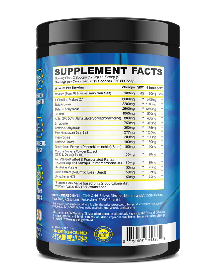 Panda Supps | Rampage Preworkout
