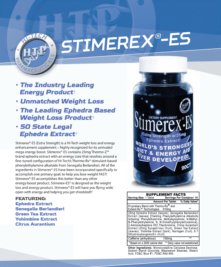 Hi-Tech Pharmaceuticals | Stimerex Fat Burner 90 Tablets