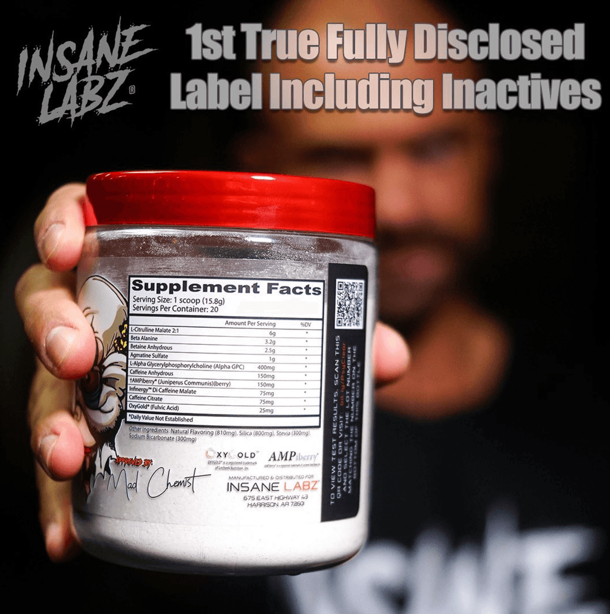 Insane Labz | Psychotic Clear | 20 Serving
