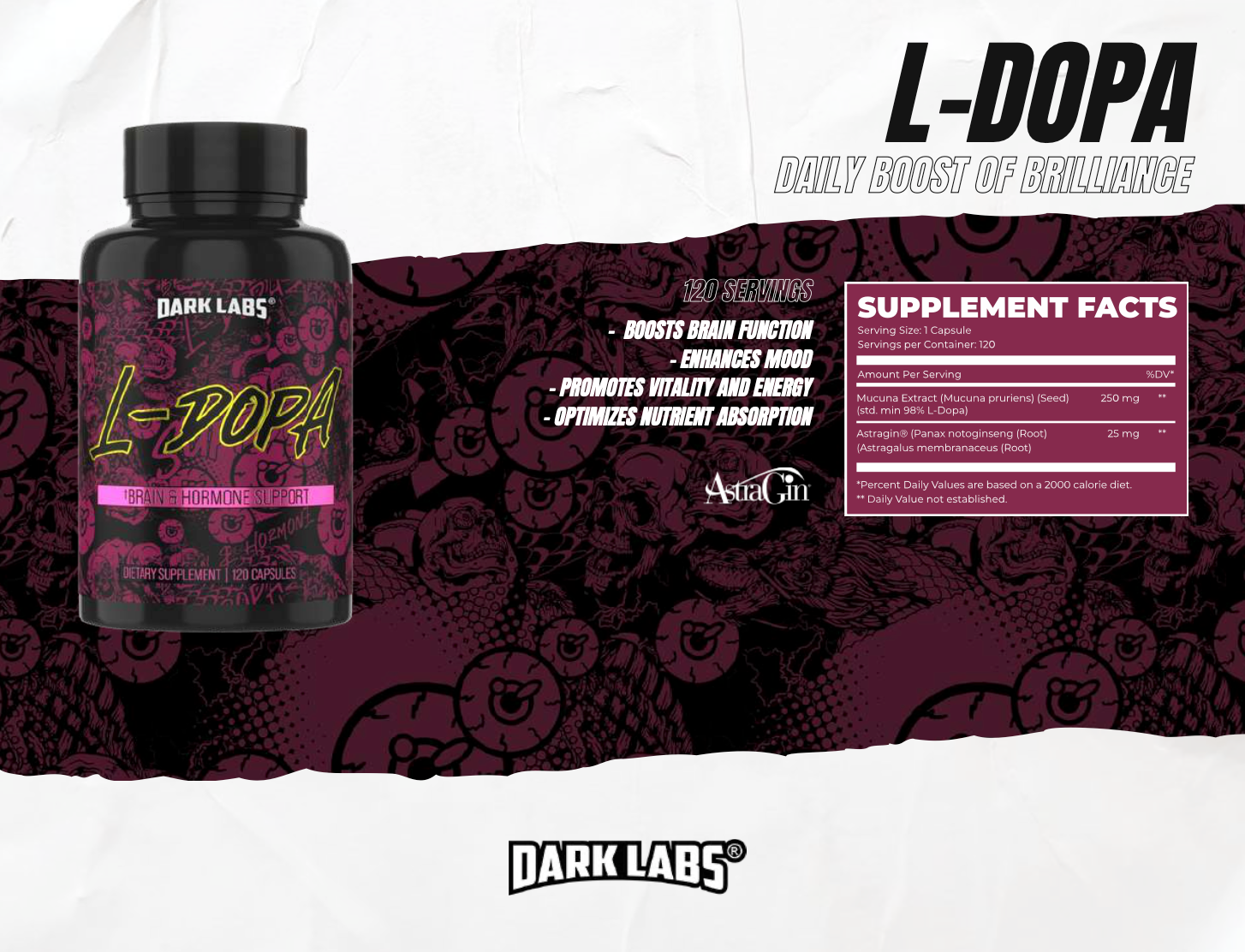 Dark Labs | L-Dopa | Mucuna extract