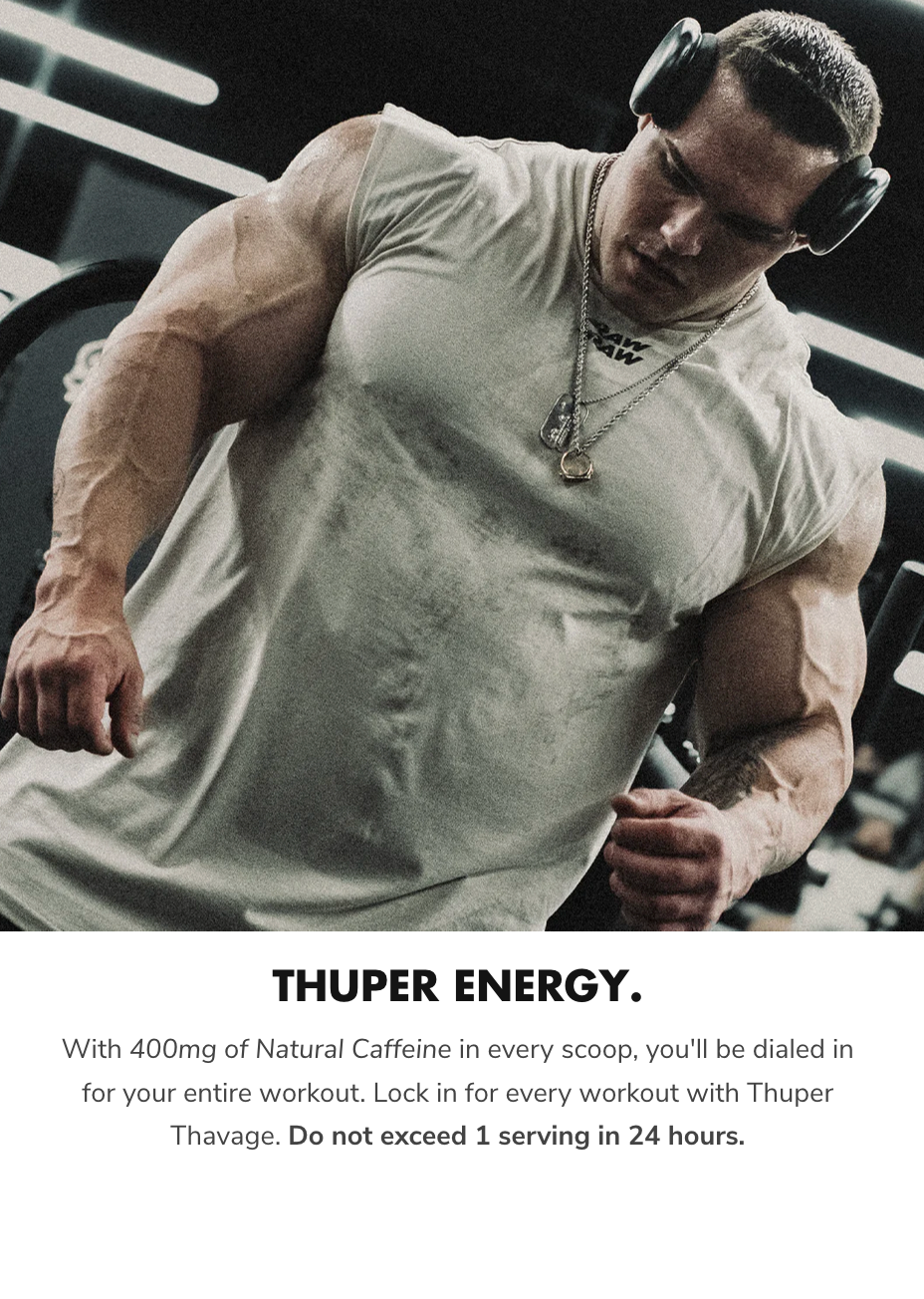 Raw Nutrition | Bum Thuper Thavage |  Pre Workout