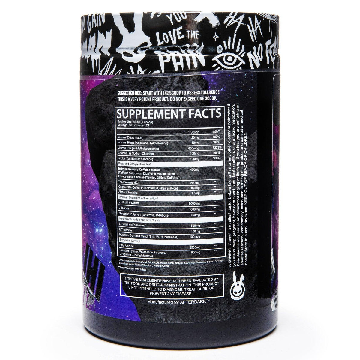 Afterdark Inhuman Pre Workout