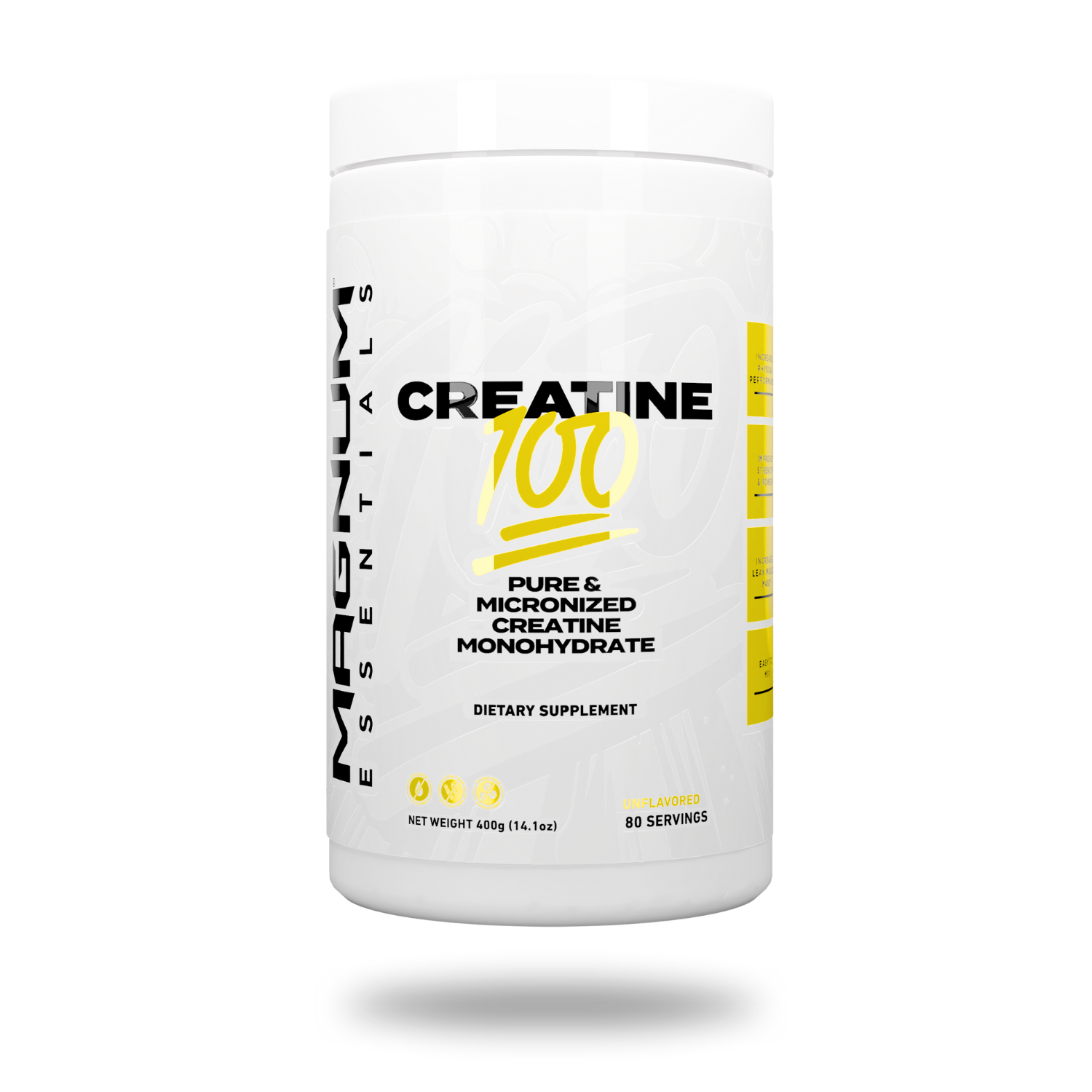 Magnum Essentials | Creatine 100 | 400G (80 SERVING)