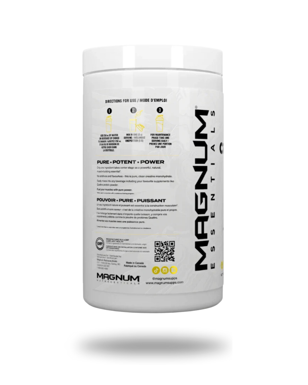 Magnum Essentials | Creatine 100 | 400G (80 SERVING)