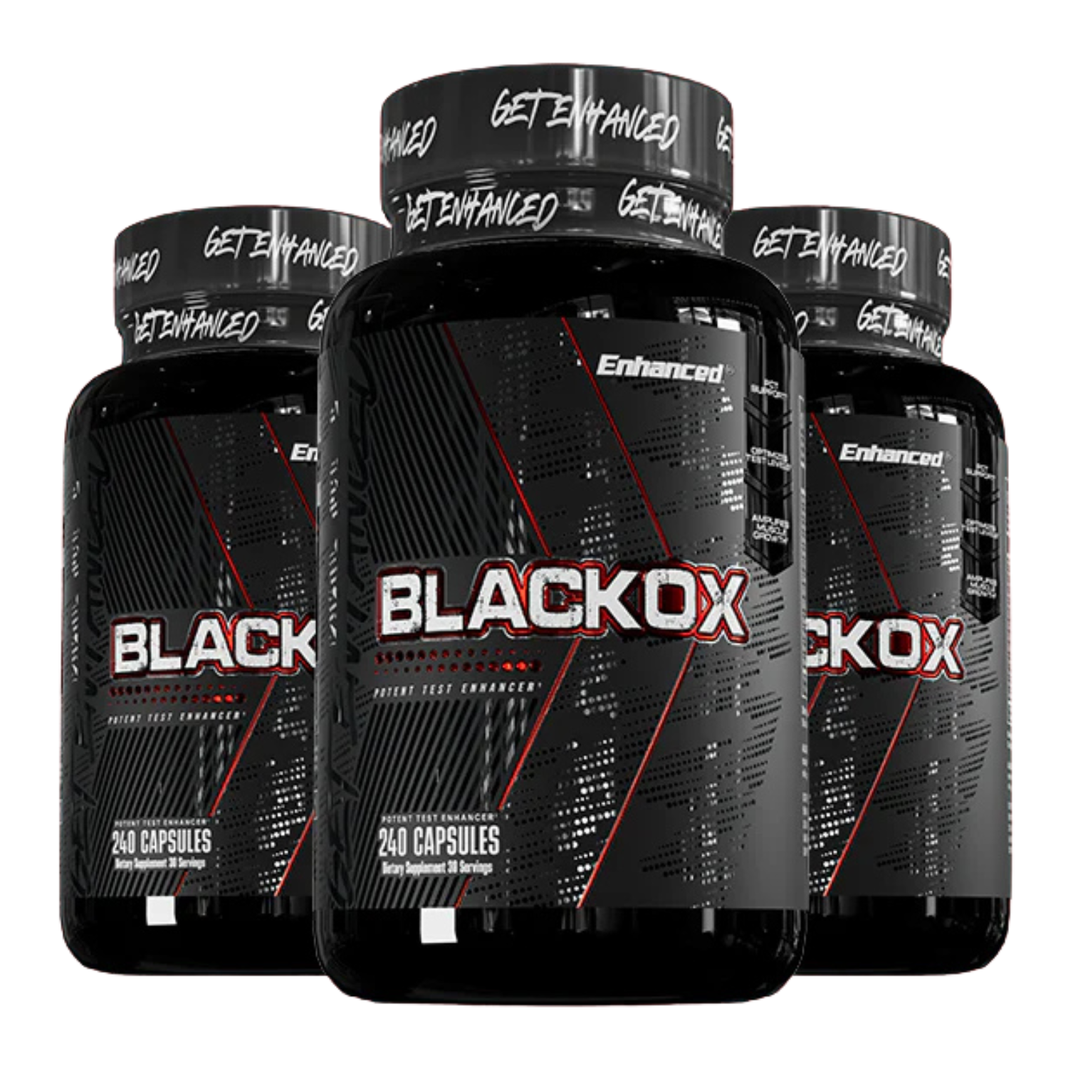 Enhanced | Black Ox | Test Enhancer | 240 capsule