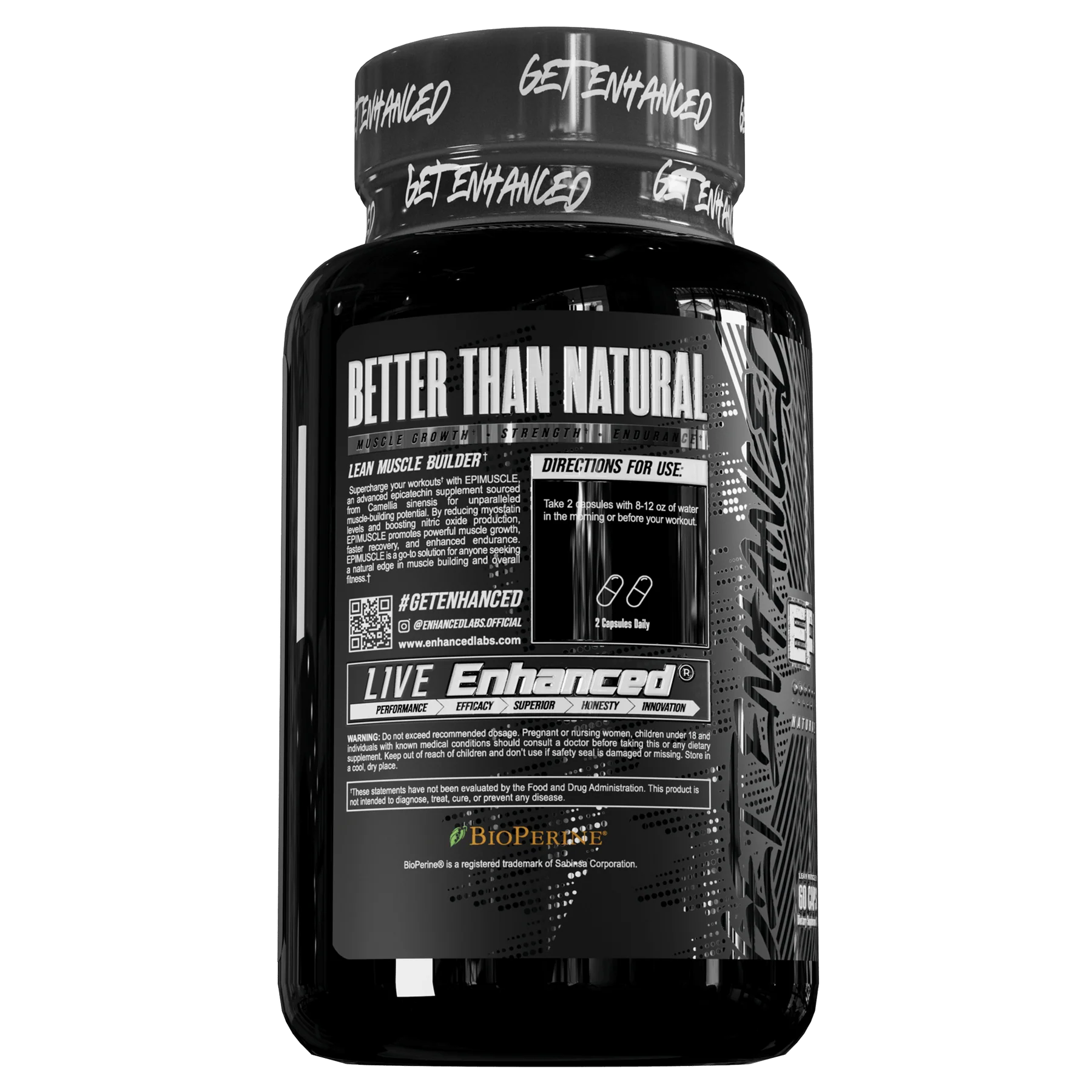 Enhanced | Epimuscle | Epicatechin | Natural Muscle Bulder
