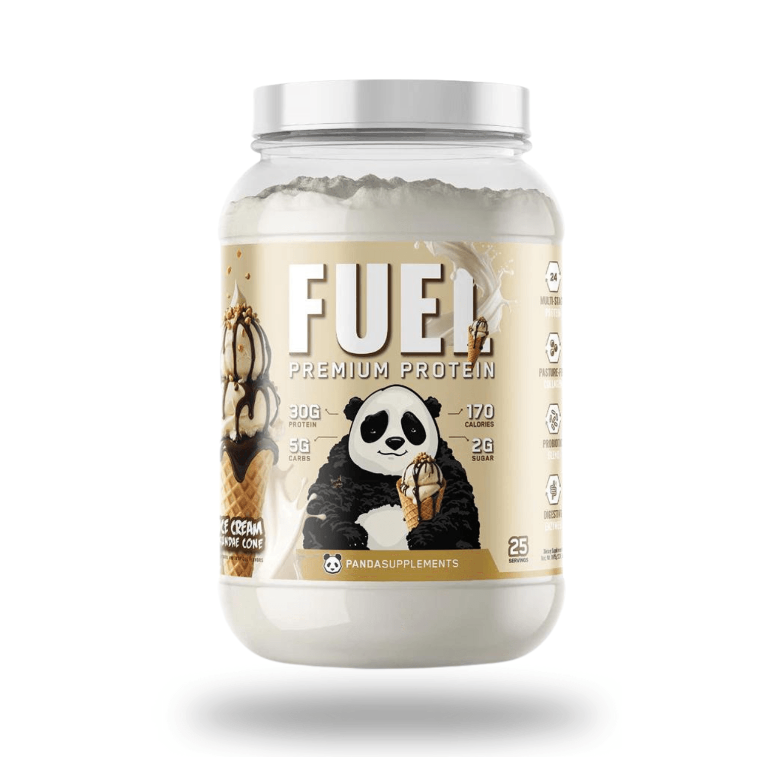 Panda Supps | Fuel | Premium Protein | 30g protein + 5g Collagen