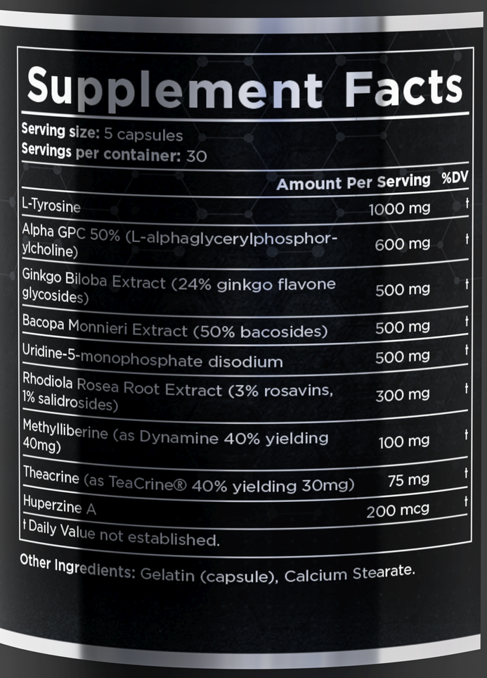 Enhanced | Genius 2.0 | Nootropic Stim Formula