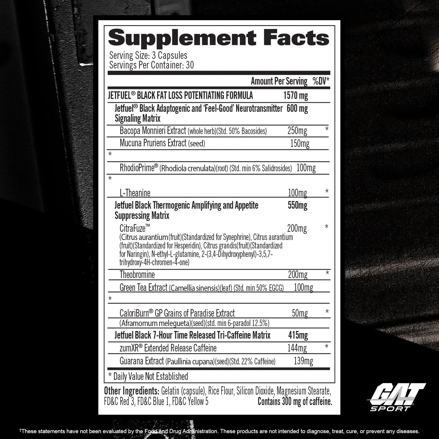 GAT Sport | Jet Fuel Black