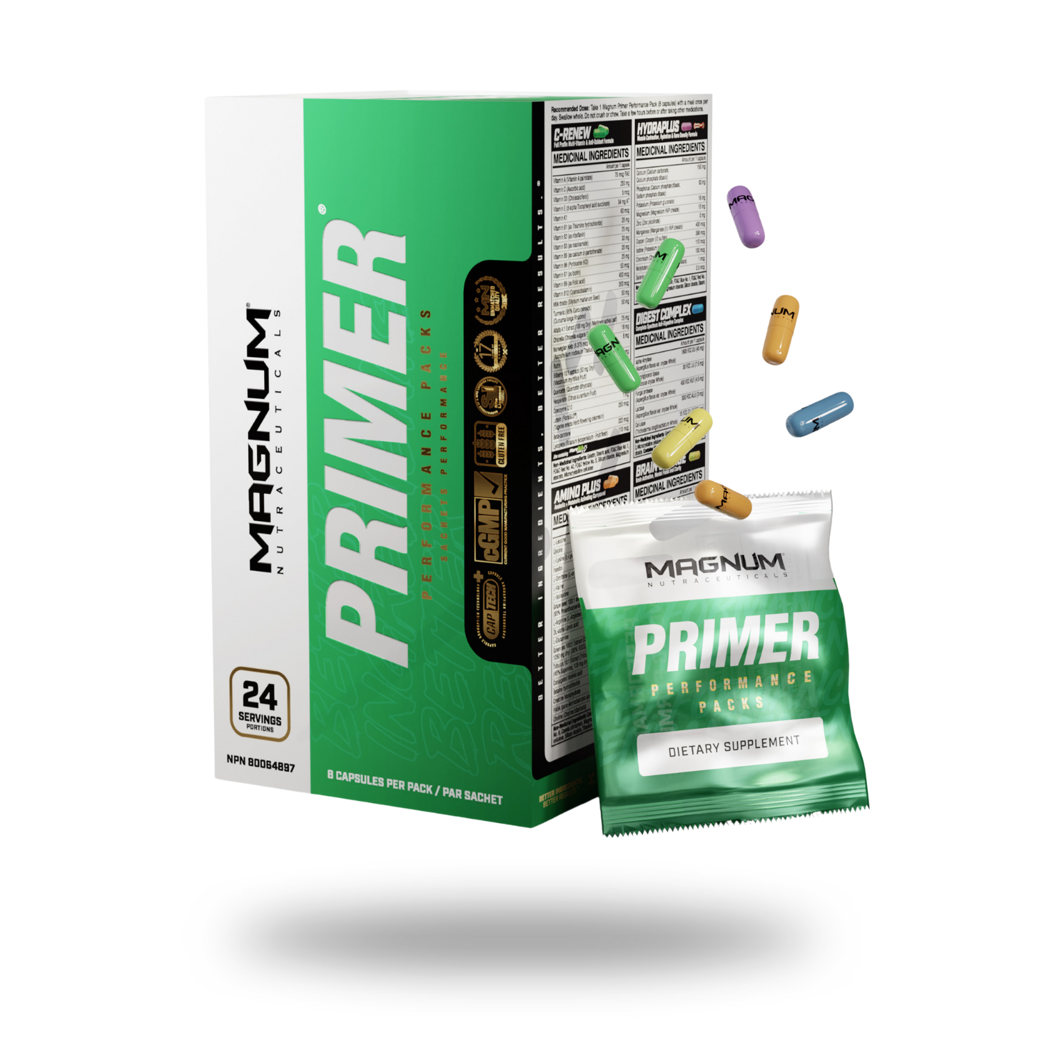 Magnum Nutraceuticals | Primer | Performace Multi-Nutrient MultiVitamin Packs