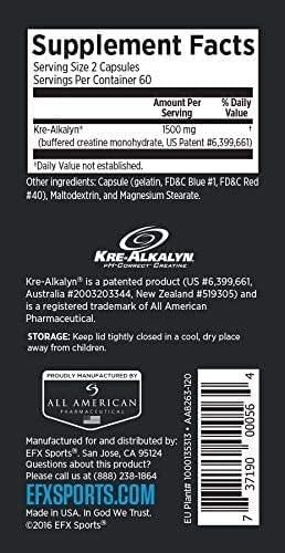 EFX Sports | Kre-Alkalyn | PH-Correct Creatine Monohydrate