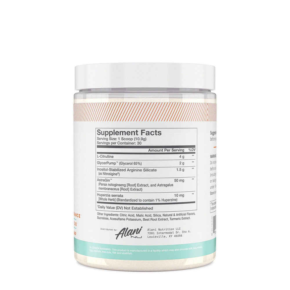 Alani Nu Pump Stim Free PreWorkout
