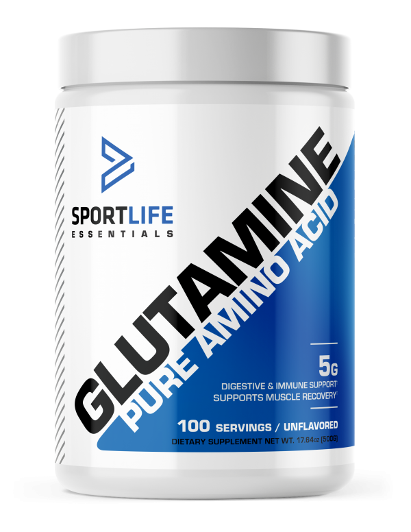 Sportlife Essentials | Glutamine | 100 Servings (500g)