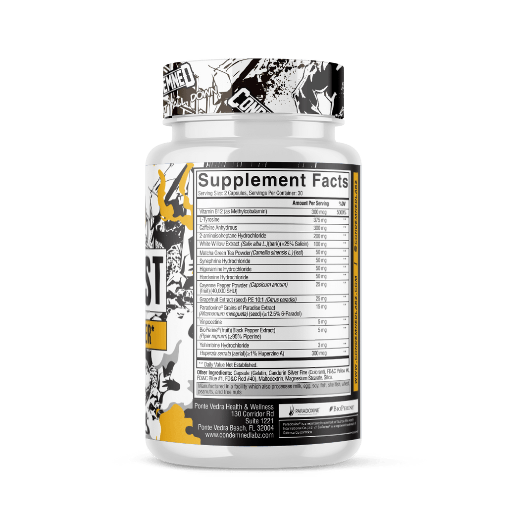 Arsynist Condemned Labz Fat Burner