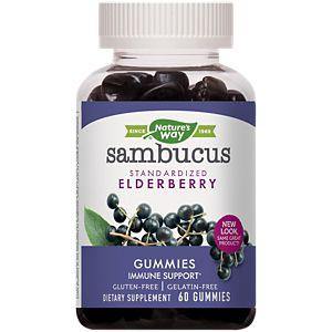 Sambucus Gummies - Standardized Elderberry (60 Gummies) - NutraStop