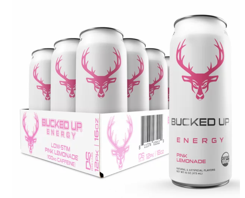 Bucked Up Energy Drink - Low Stim (100mg Caffeine)