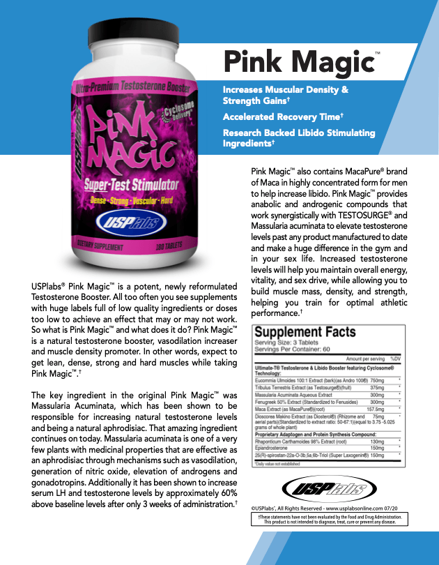 USP Labs Pink Magic - 180 Tablets