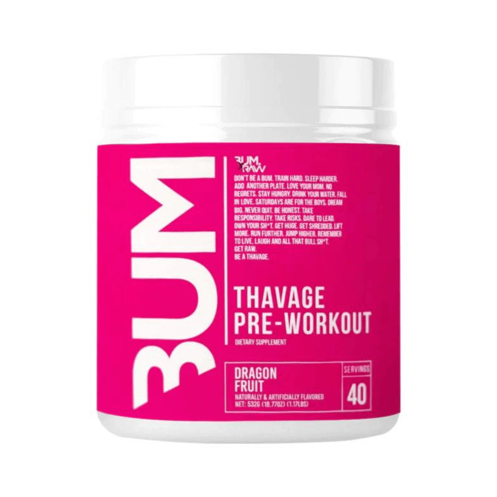 Raw Nutrition X CBUM Bum Thavage PreWorkout 40 Serving
