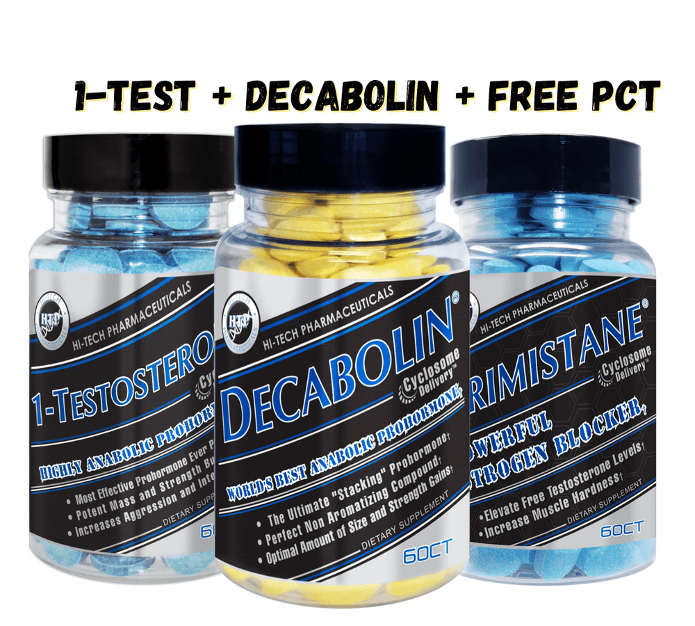 Hi Tech Beginner Prohormone Stack Testosterone+Decabolin sku 1